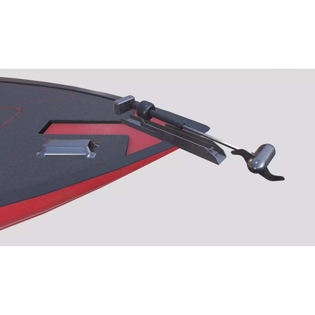 Bass Fishing Boat 3D Model – Low Poly PBR Game Asset, FBX, OBJ - View 33