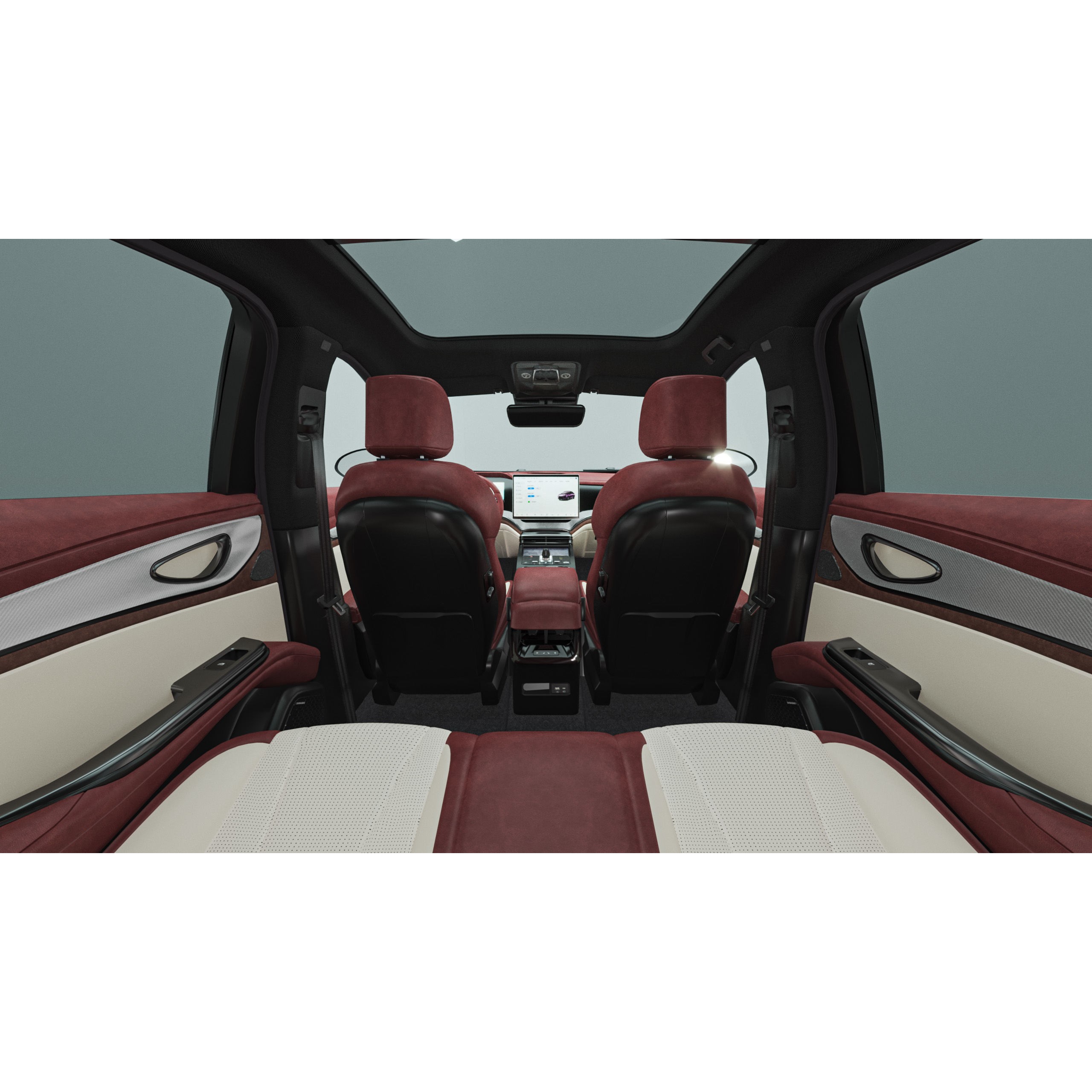 2025 BYD Seal 07 DM-I - Game-Ready 3D Model - View 17