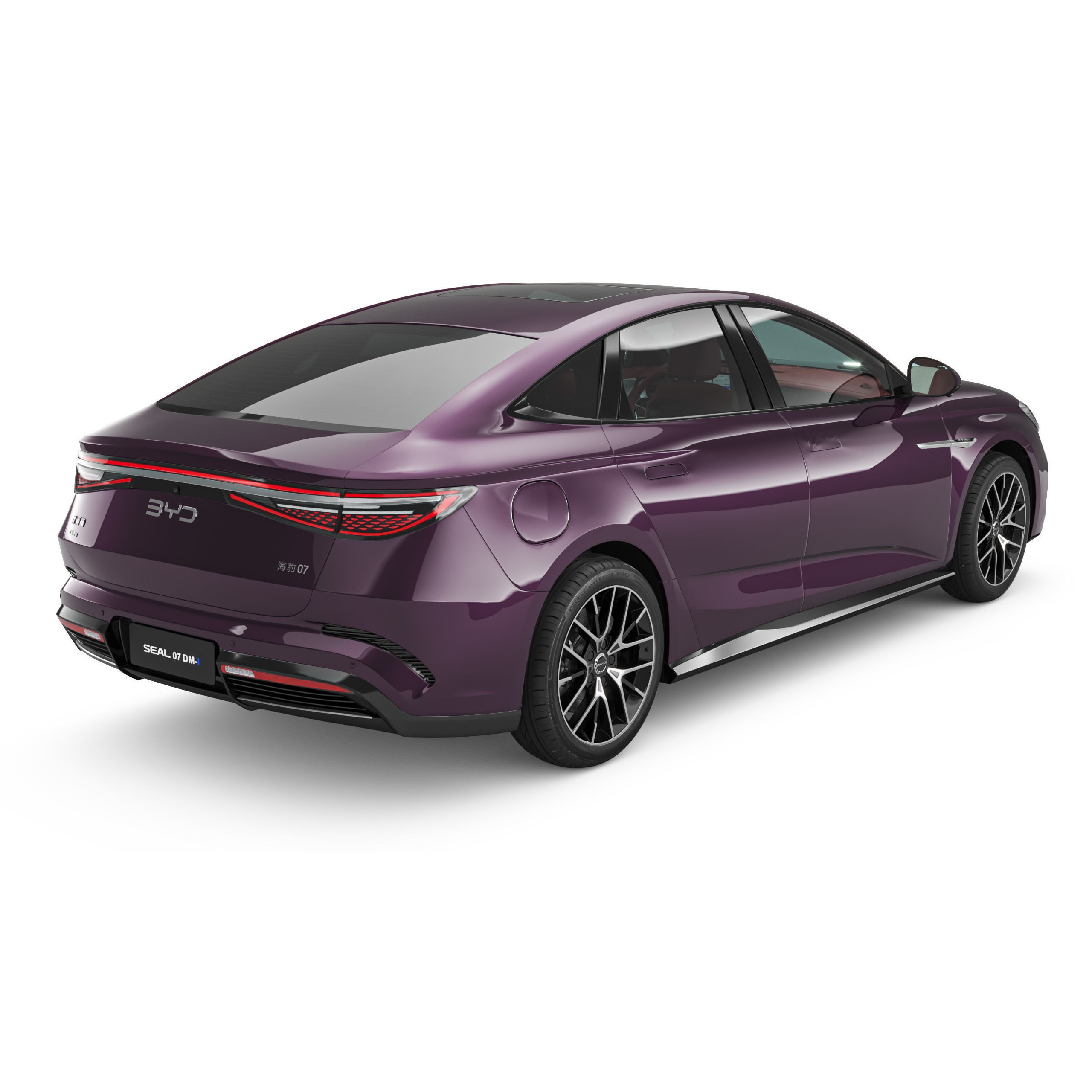 2025 BYD Seal 07 DM-I - Game-Ready 3D Model - View 3