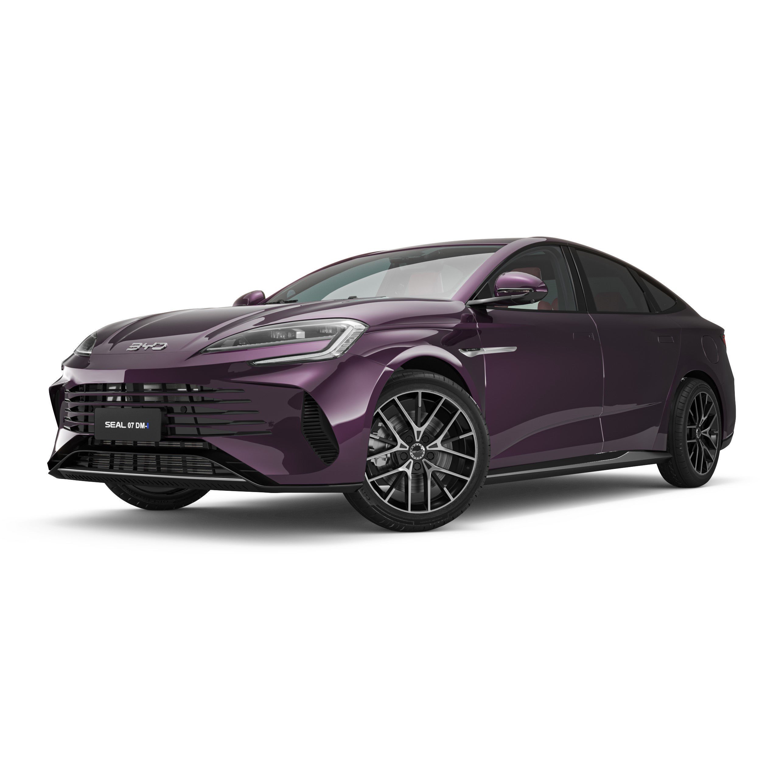 2025 BYD Seal 07 DM-I - Game-Ready 3D Model - View 4