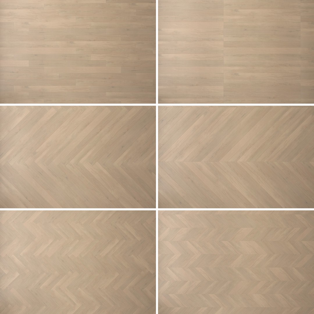 Wood Floor 3D Model – PBR Textures, Multiple Styles, FBX, OBJ - View 3
