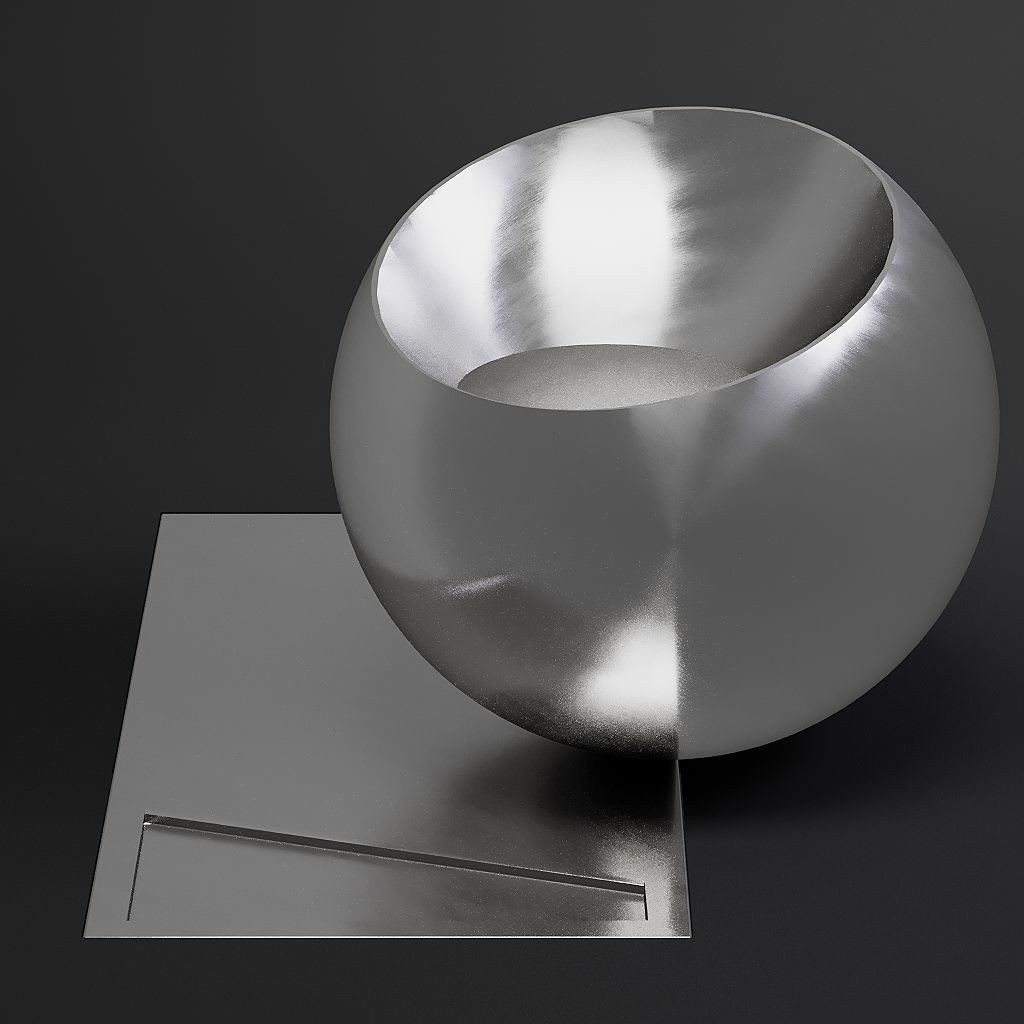 Brushed Metal 3D Model – 8K Seamless PBR Materials for Archviz - View 13