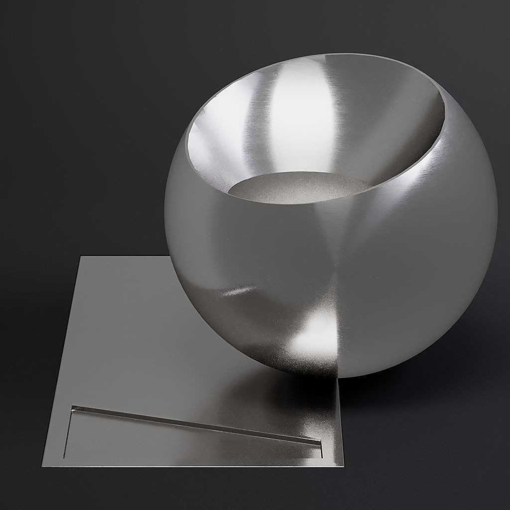 Brushed Metal 3D Model – 8K Seamless PBR Materials for Archviz - View 15