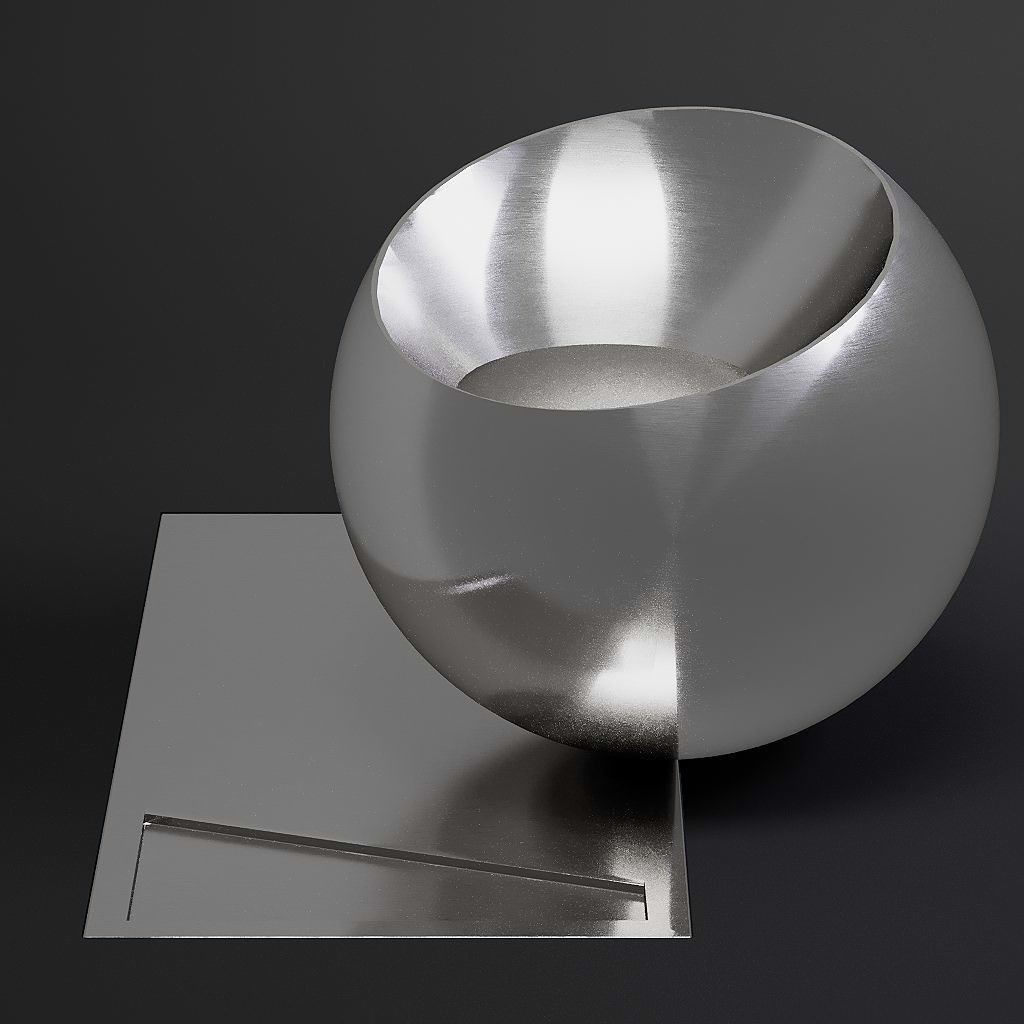 Brushed Metal 3D Model – 8K Seamless PBR Materials for Archviz - View 17