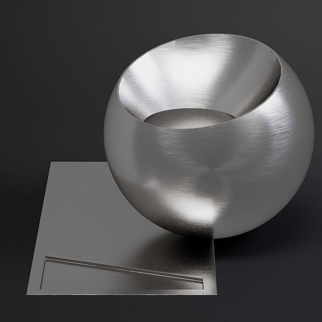 Brushed Metal 3D Model – 8K Seamless PBR Materials for Archviz - View 20