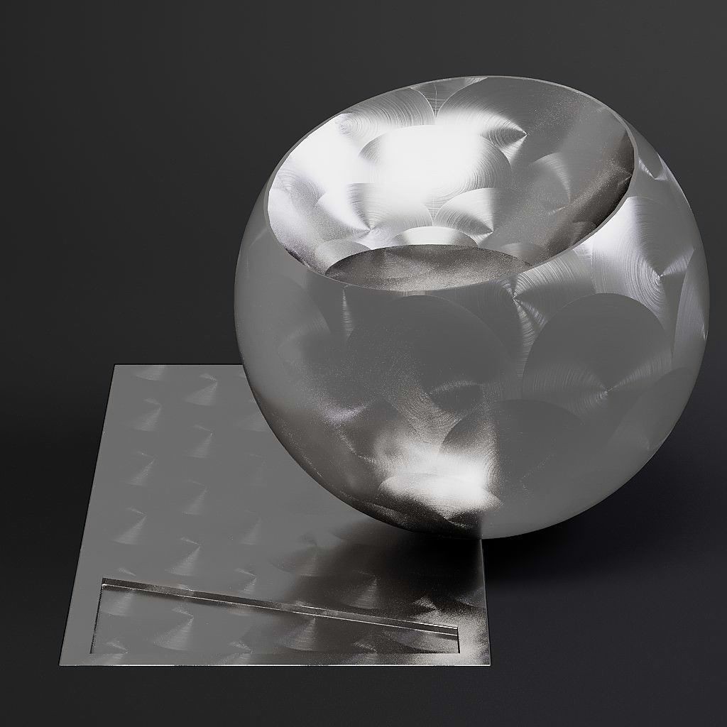 Brushed Metal 3D Model – 8K Seamless PBR Materials for Archviz - View 27