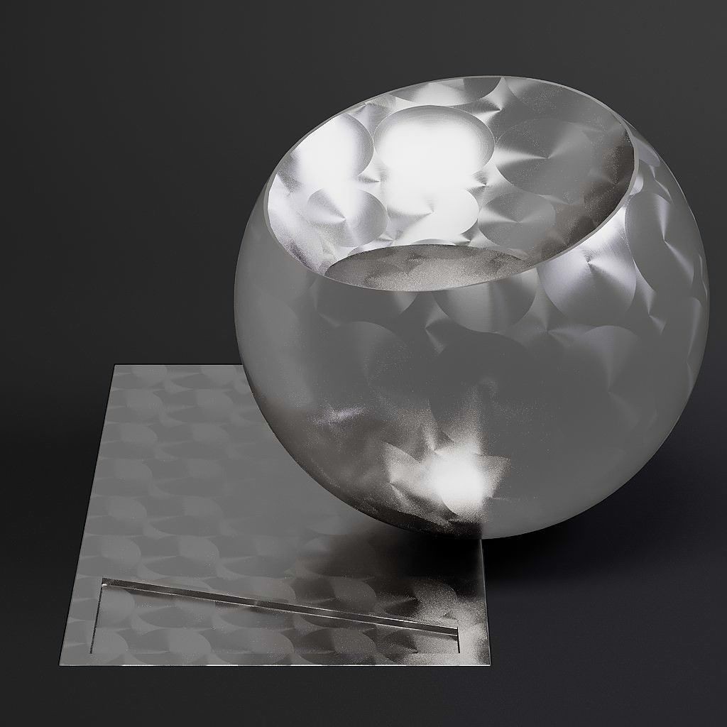 Brushed Metal 3D Model – 8K Seamless PBR Materials for Archviz - View 28