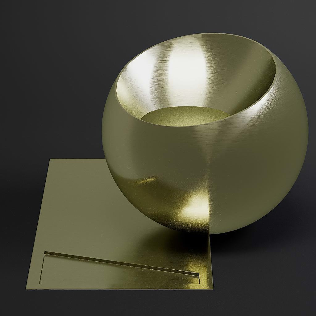 Brushed Metal 3D Model – 8K Seamless PBR Materials for Archviz - View 33