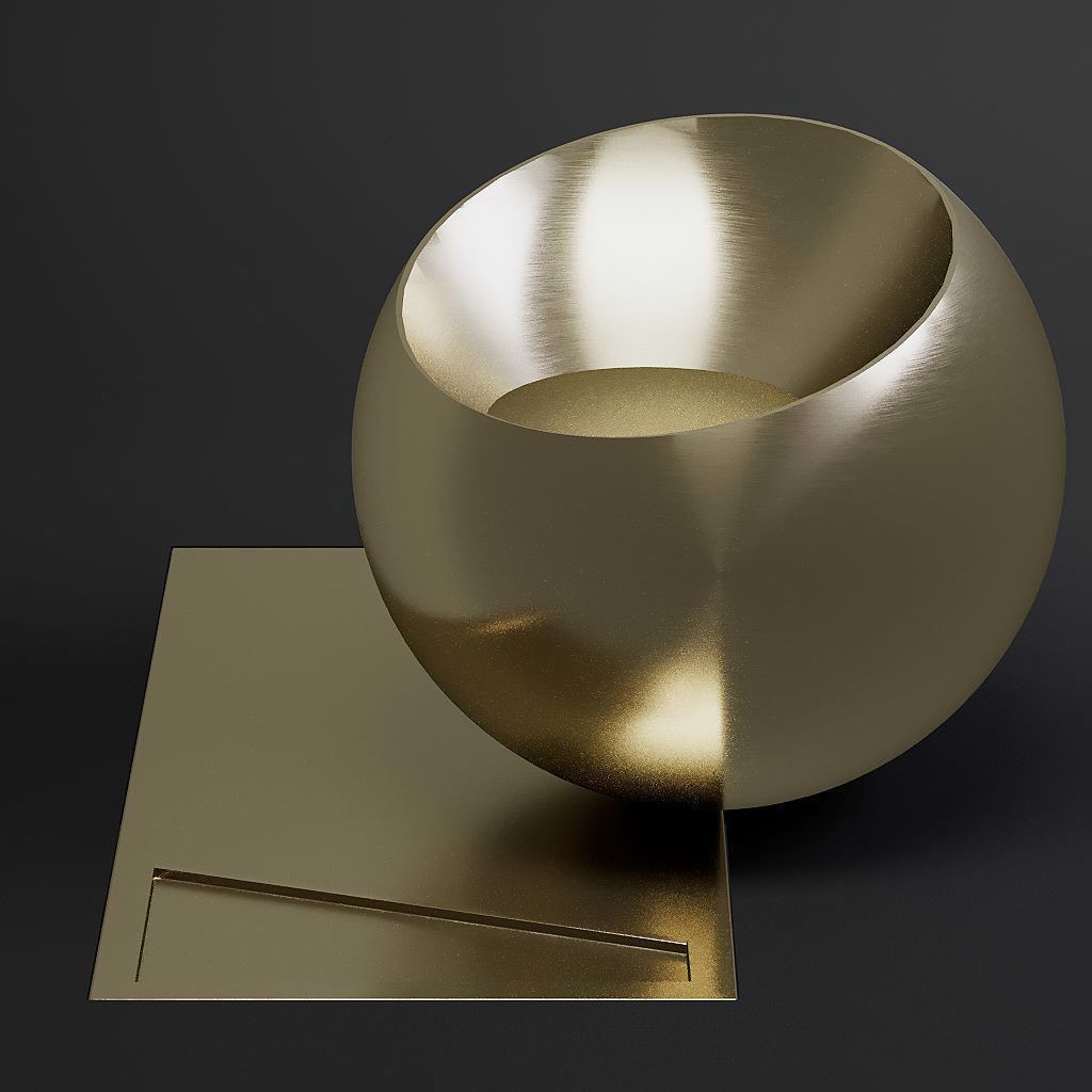 Brushed Metal 3D Model – 8K Seamless PBR Materials for Archviz - View 34