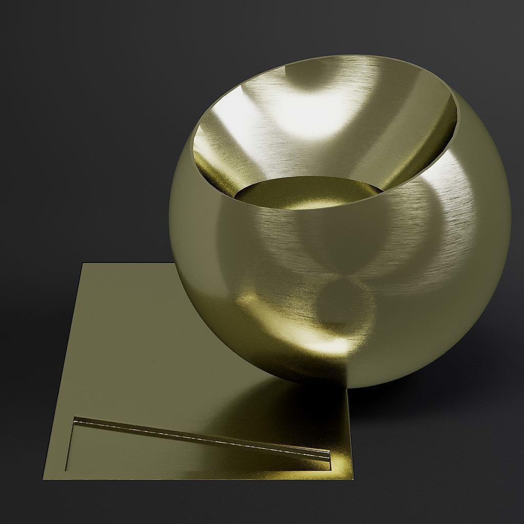 Brushed Metal 3D Model – 8K Seamless PBR Materials for Archviz - View 39