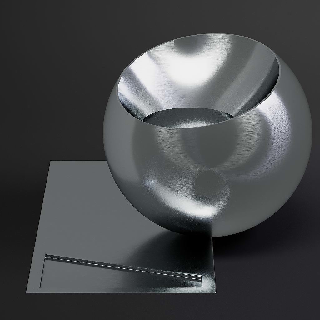 Brushed Metal 3D Model – 8K Seamless PBR Materials for Archviz - View 40