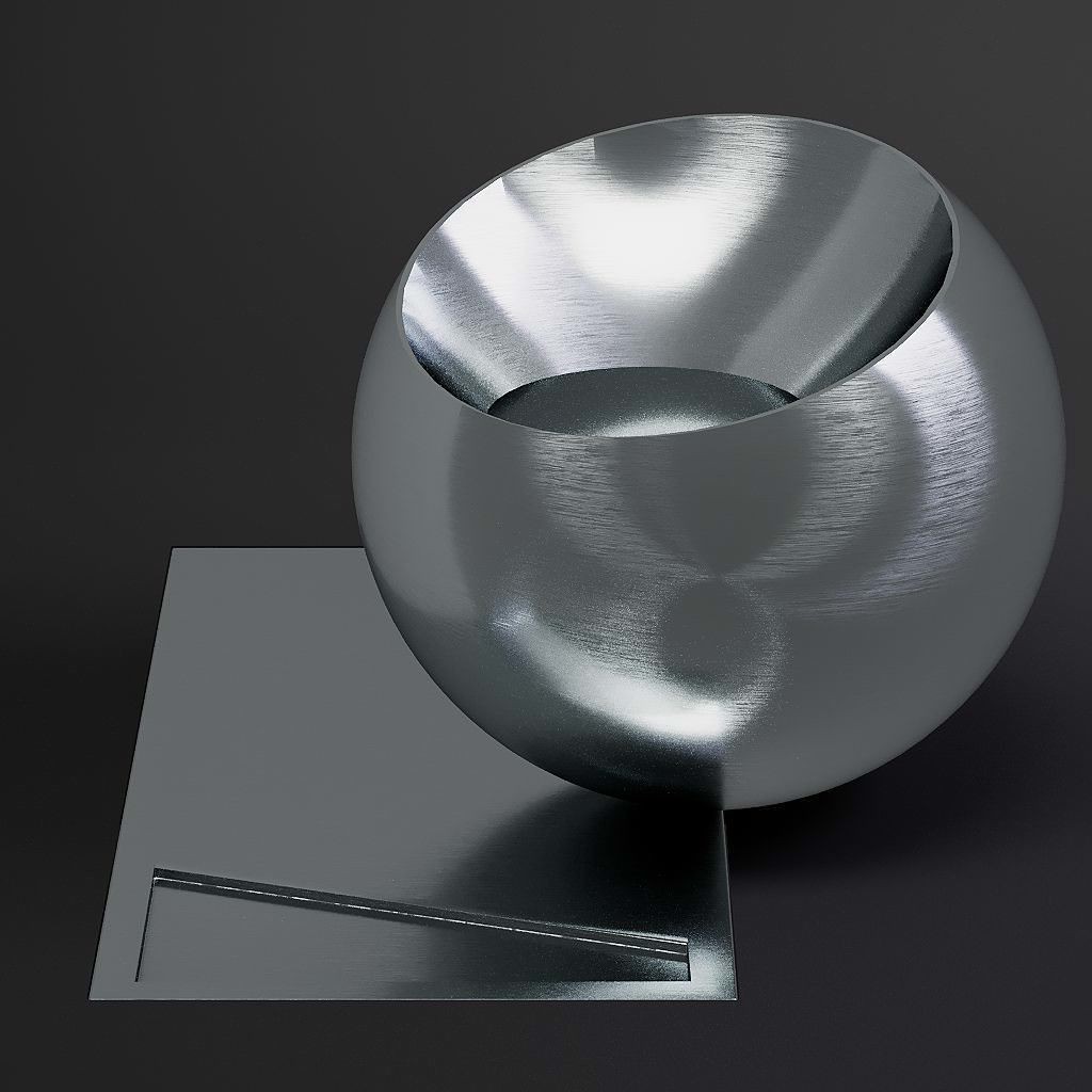 Brushed Metal 3D Model – 8K Seamless PBR Materials for Archviz - View 41