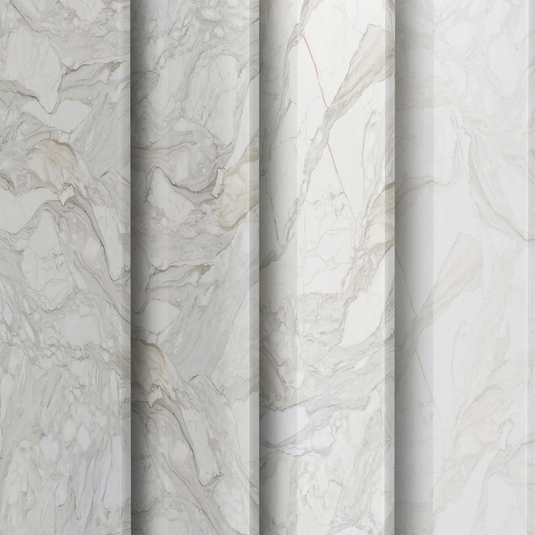 Calacatta Borghini Marble 3D Model – PBR Textures, FBX, OBJ - View 6