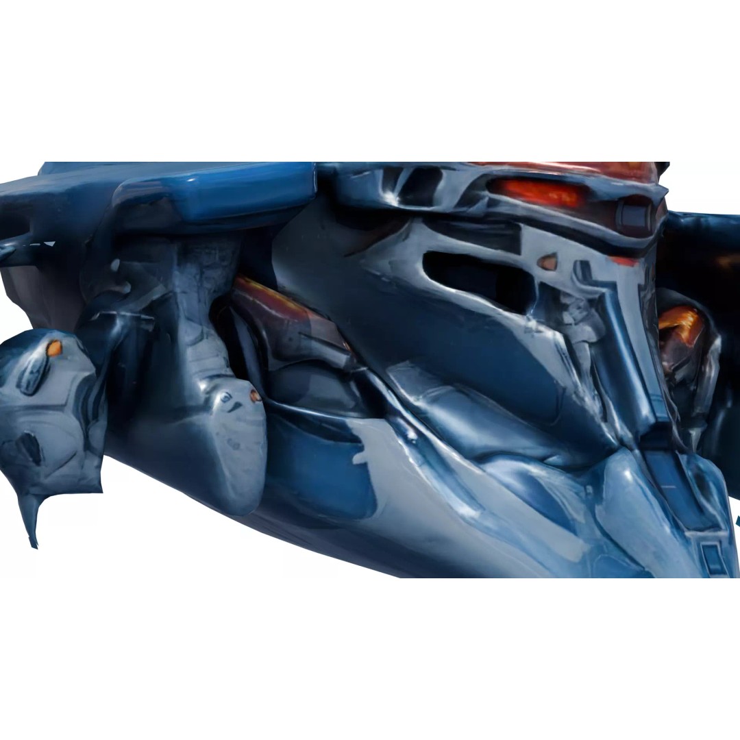 Aether Strike Spaceship 3D Model – Low Poly Game Ready, PBR Textures - View 11