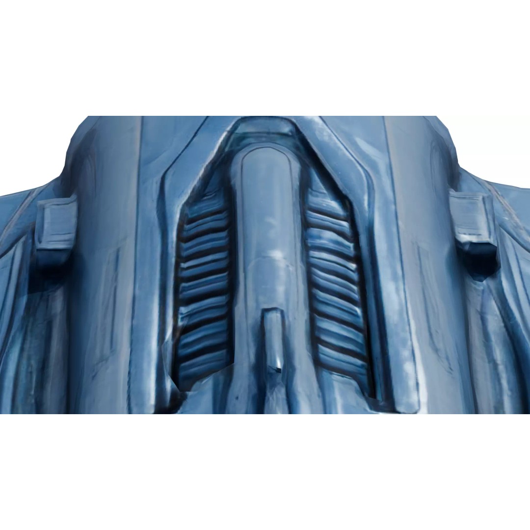 Aether Strike Spaceship 3D Model – Low Poly Game Ready, PBR Textures - View 29