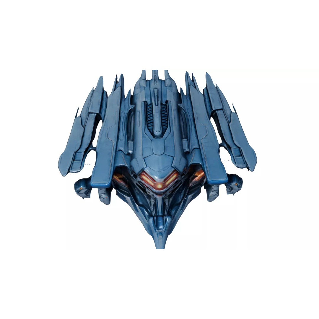Aether Strike Spaceship 3D Model – Low Poly Game Ready, PBR Textures - View 3