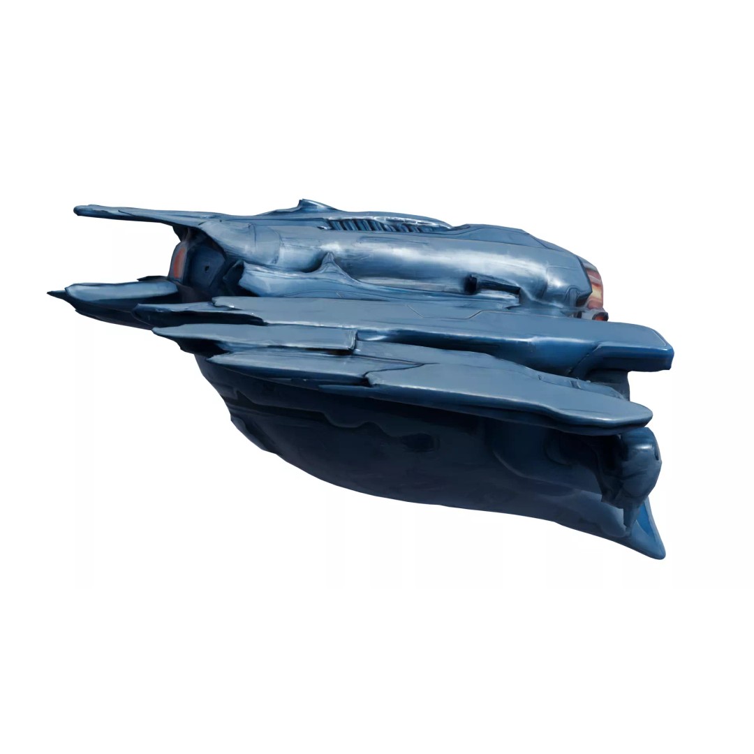 Aether Strike Spaceship 3D Model – Low Poly Game Ready, PBR Textures - View 33