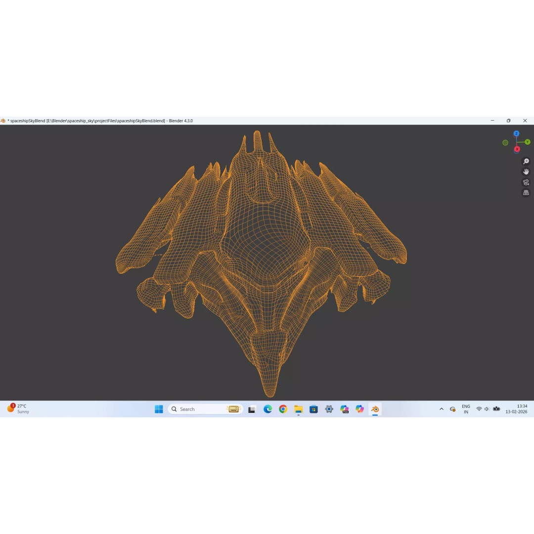 Aether Strike Spaceship 3D Model – Low Poly Game Ready, PBR Textures - View 38