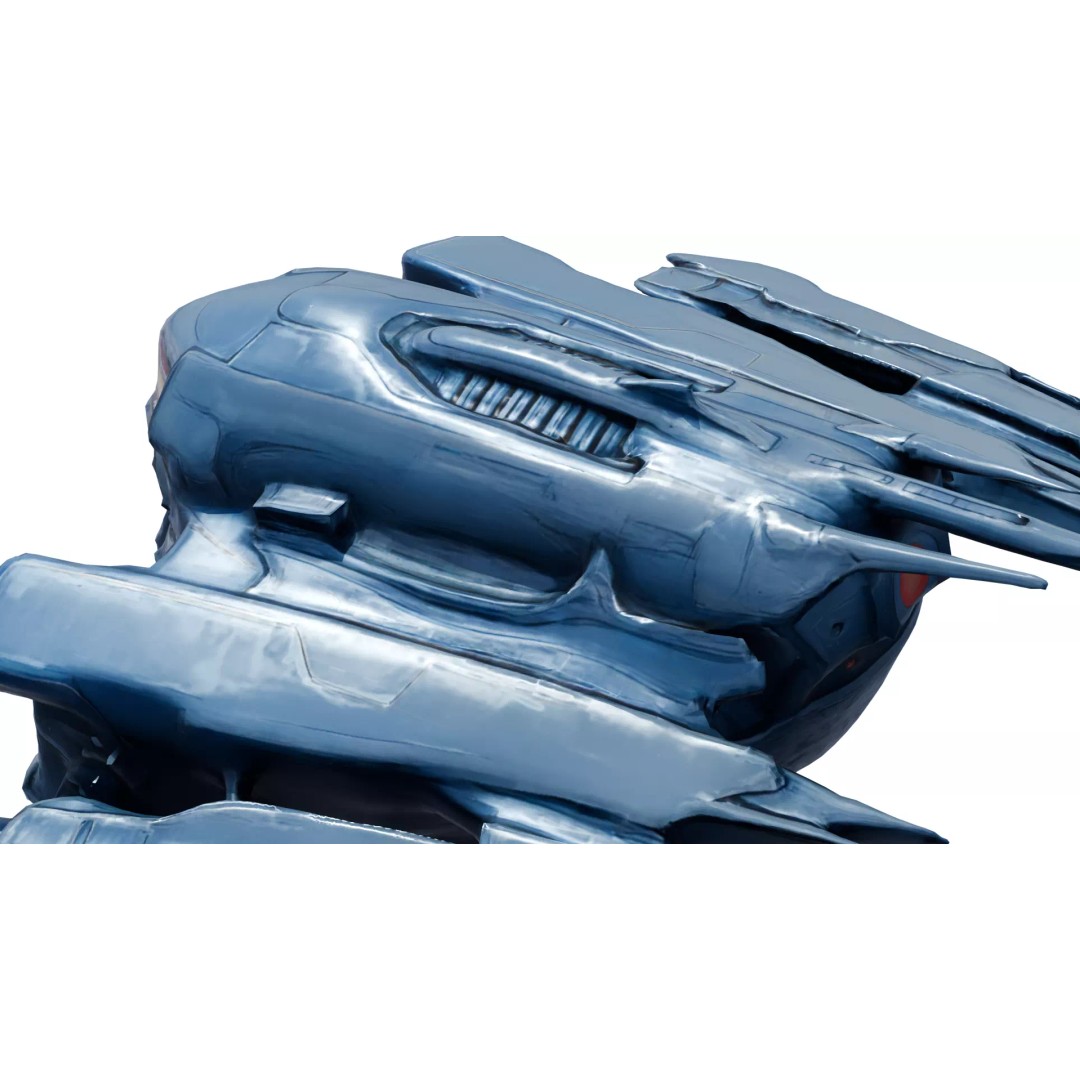 Aether Strike Spaceship 3D Model – Low Poly Game Ready, PBR Textures - View 8