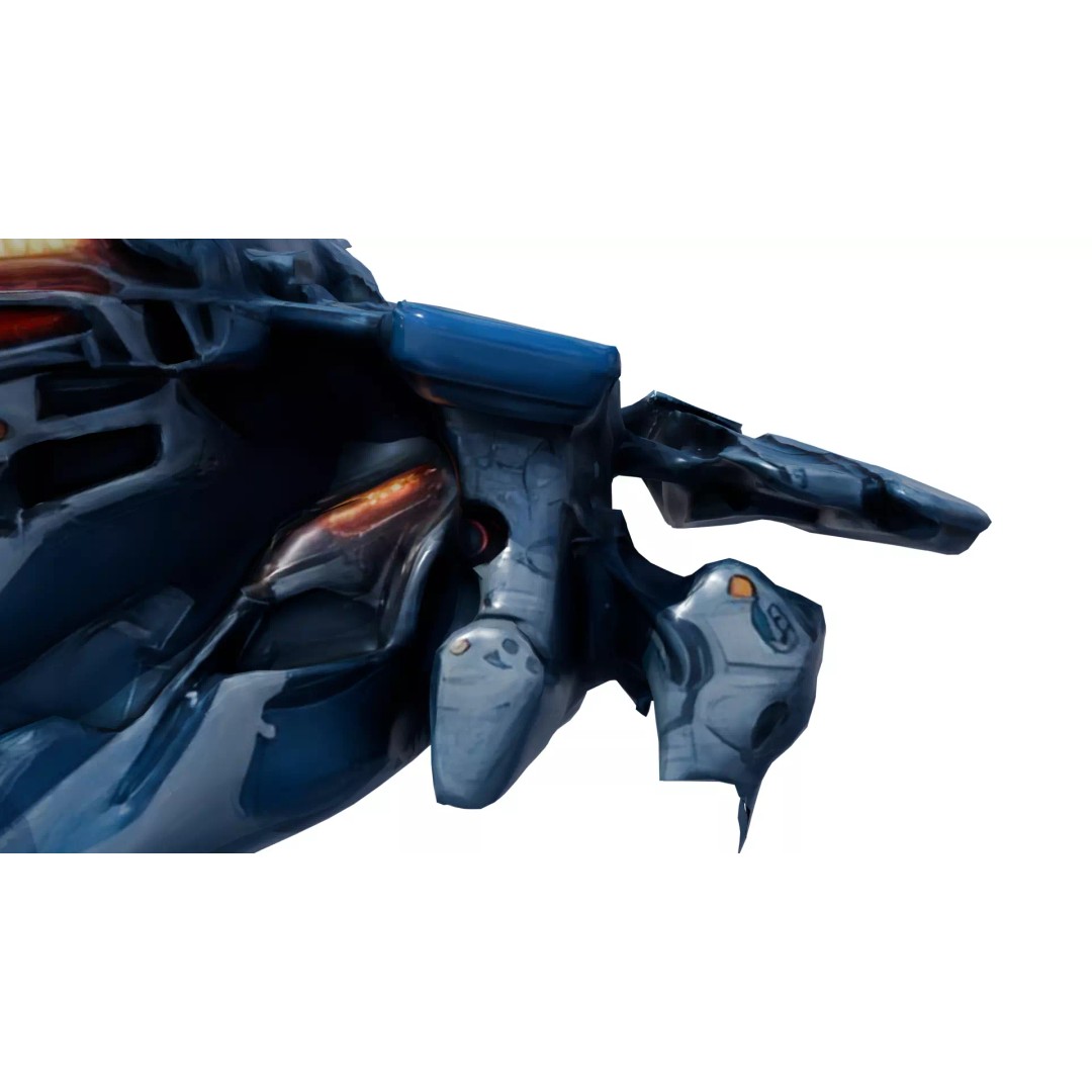 Aether Strike Spaceship 3D Model – Low Poly Game Ready, PBR Textures - View 9