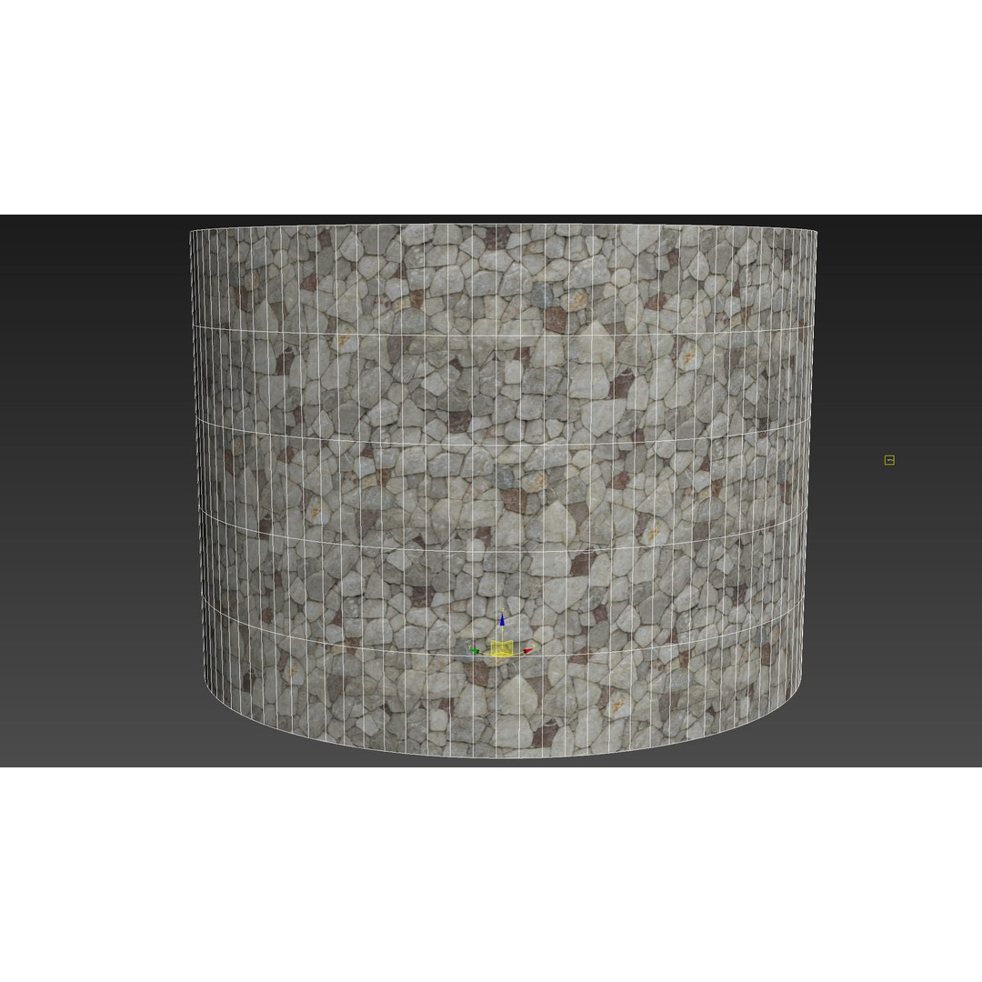 Masonry Cobblestone Texture 3D Model – 8K PBR Material for Architecture - View 8