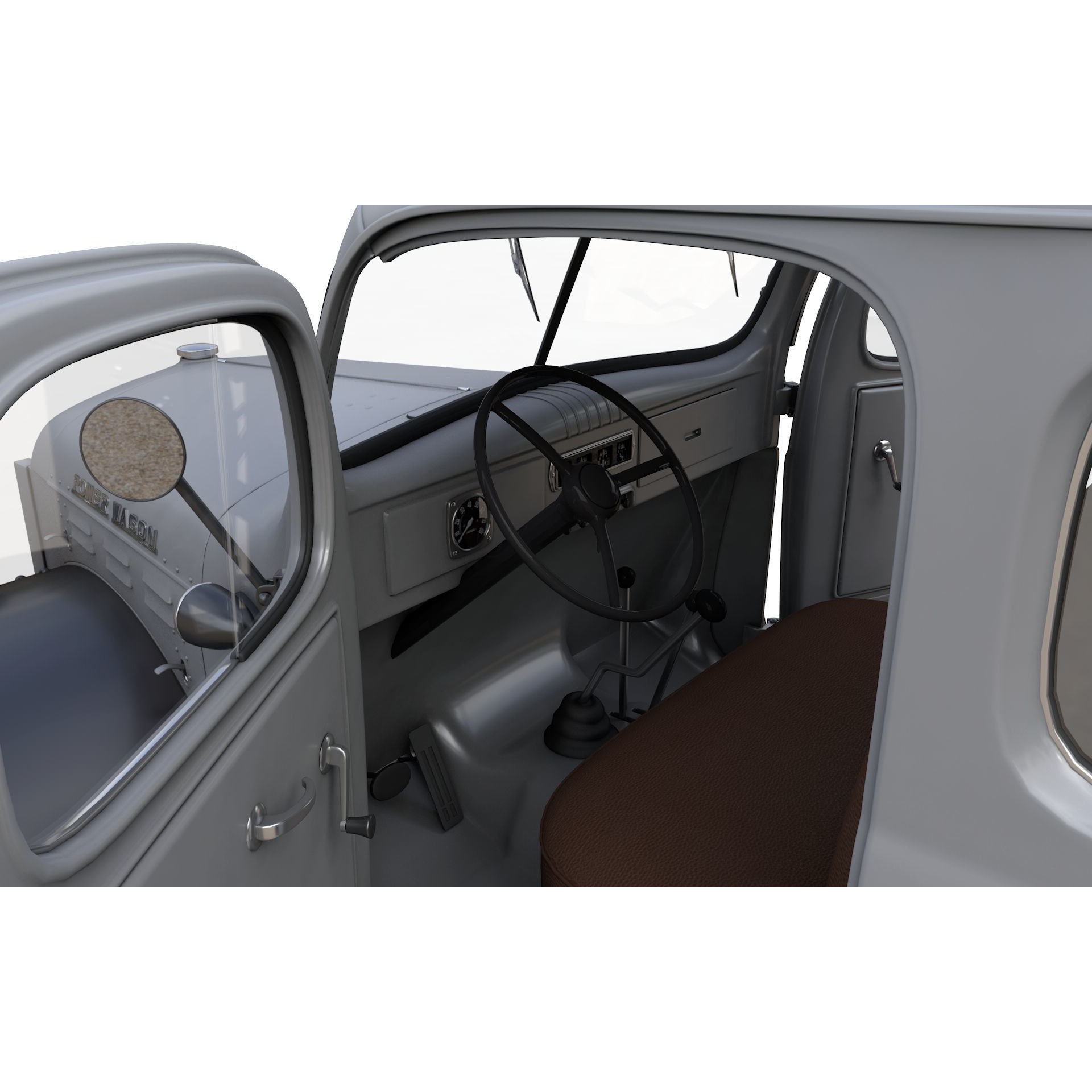 Dodge Power Wagon Carryall 1942 - Game-Ready 3D Model - View 13