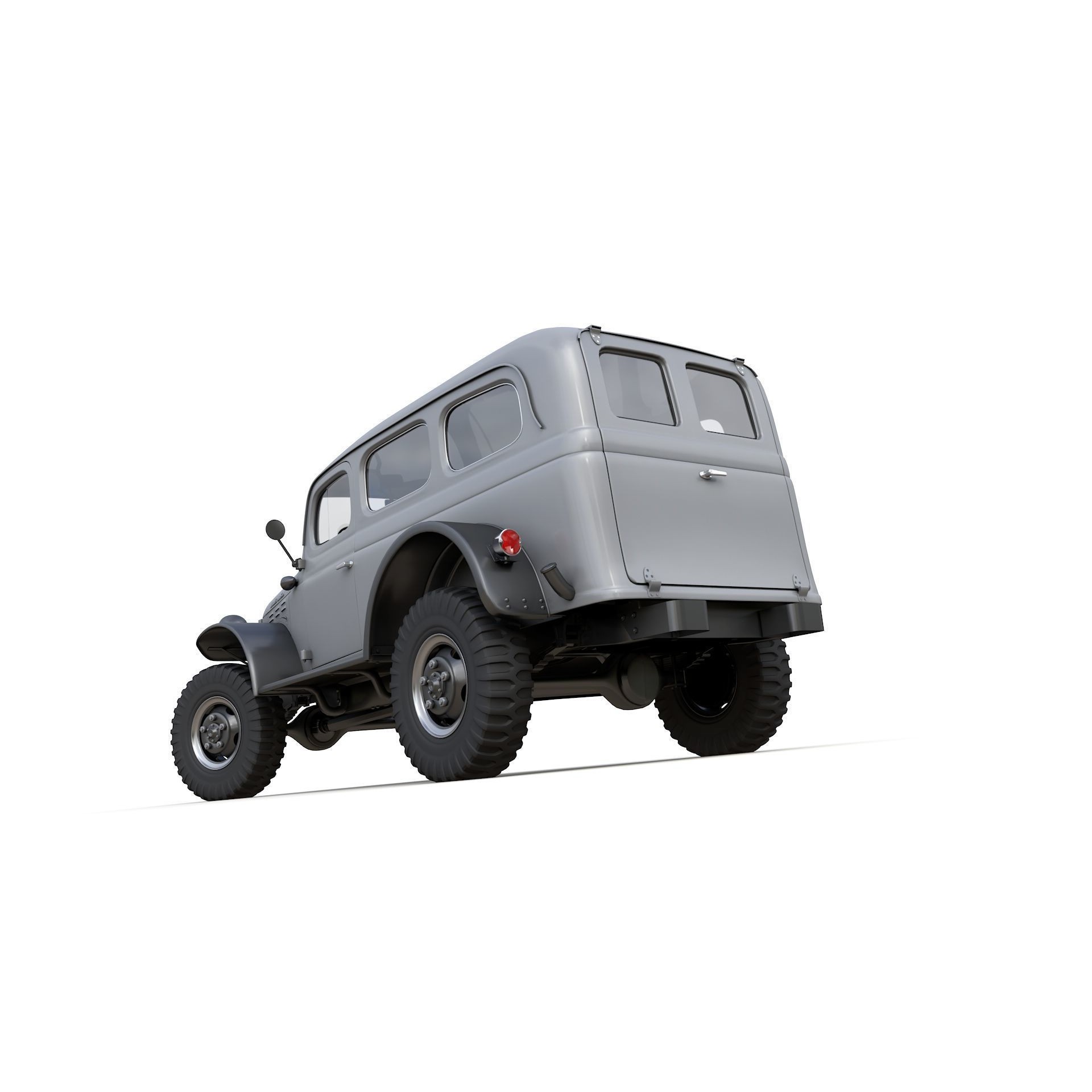 Dodge Power Wagon Carryall 1942 - Game-Ready 3D Model - View 5