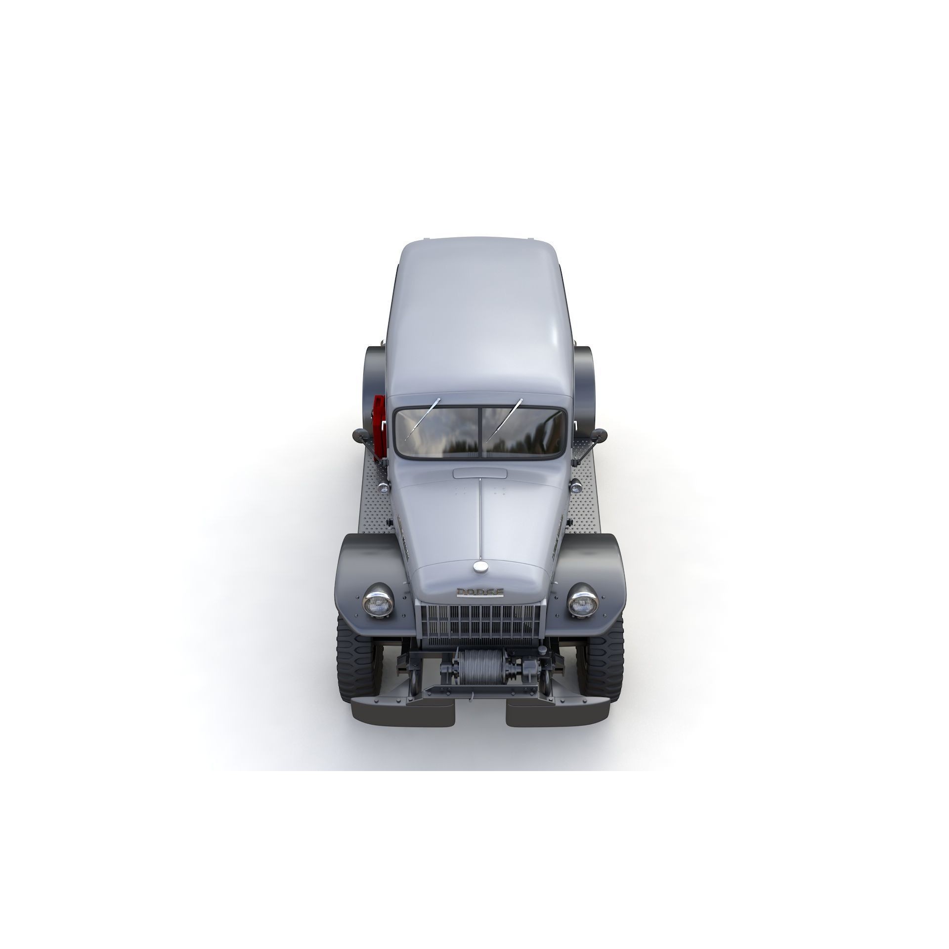 Dodge Power Wagon Carryall 1942 - Game-Ready 3D Model - View 8