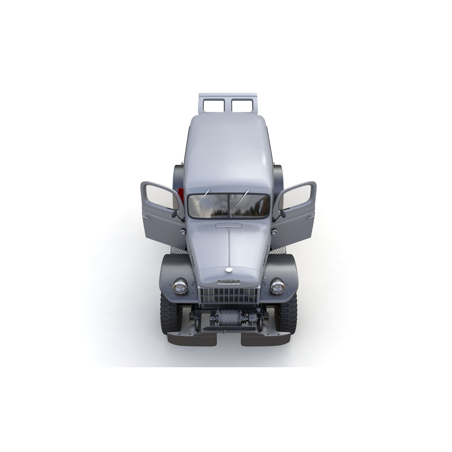 Dodge Power Wagon Carryall 1942 - Game-Ready 3D Model - View 9