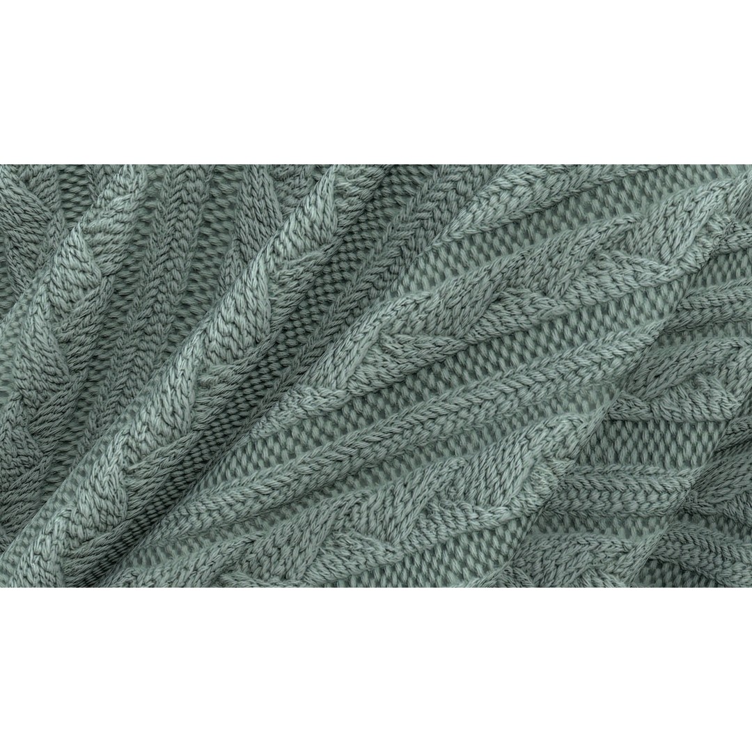 Knitted Fabric 3D Model – PBR 4K Seamless Textures, PNG - View 12