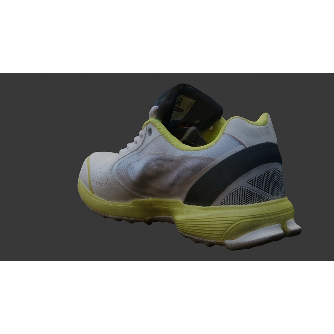 Running Shoe 3D Model – Low Poly Game Ready Asset, FBX, OBJ, PBR - View 7