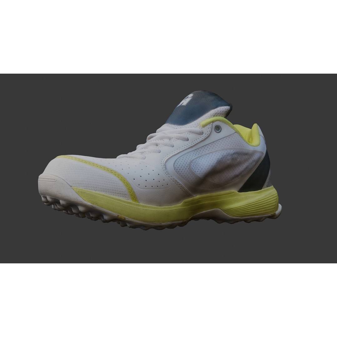 Running Shoe 3D Model – Low Poly Game Ready Asset, FBX, OBJ, PBR - View 8