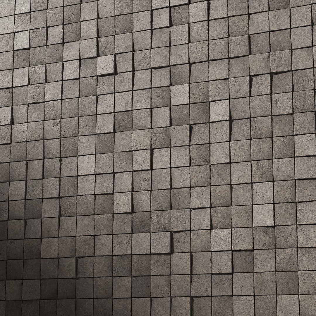 Tile Material 83 3D Model – Seamless PBR Texture, 4K FBX - View 3