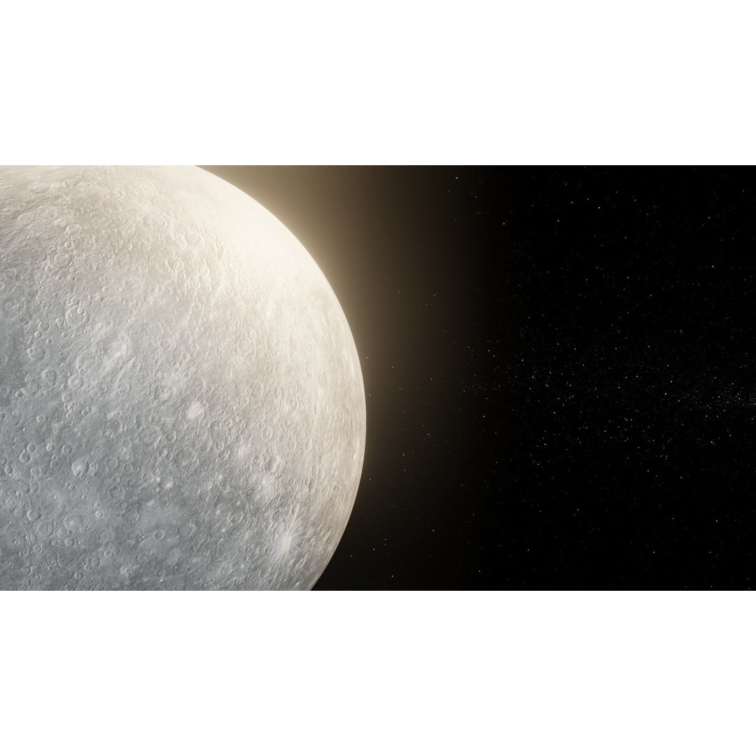 Photorealistic Solar System 3D Model – Low Poly PBR Asset, FBX, OBJ - View 15