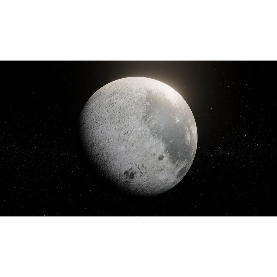 Photorealistic Solar System 3D Model – Low Poly PBR Asset, FBX, OBJ - View 17