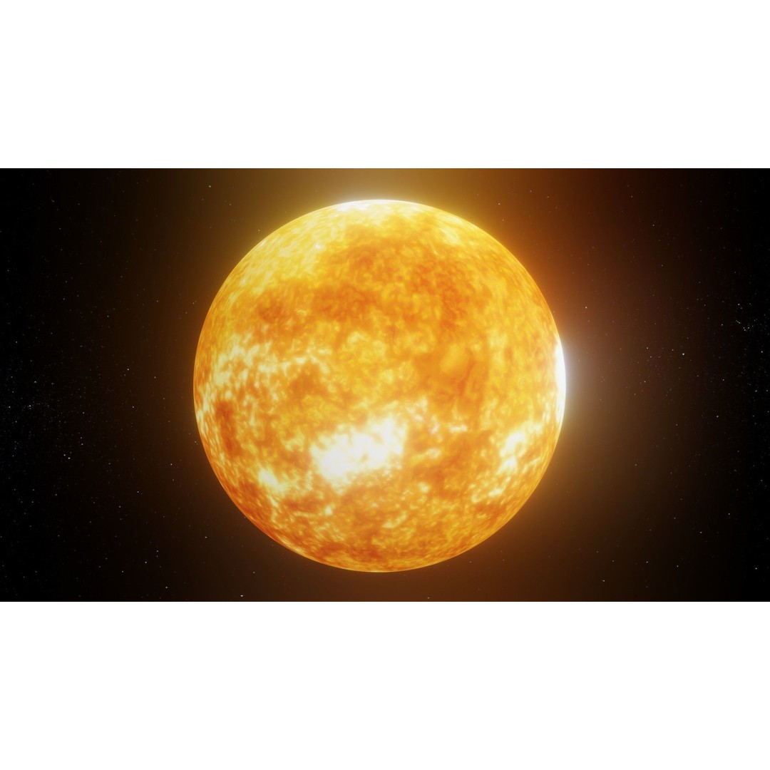 Photorealistic Solar System 3D Model – Low Poly PBR Asset, FBX, OBJ - View 29