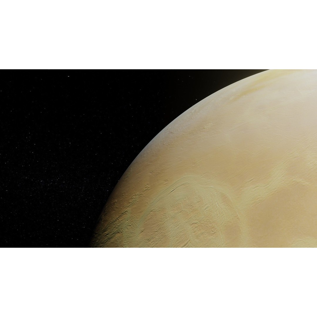 Photorealistic Solar System 3D Model – Low Poly PBR Asset, FBX, OBJ - View 36