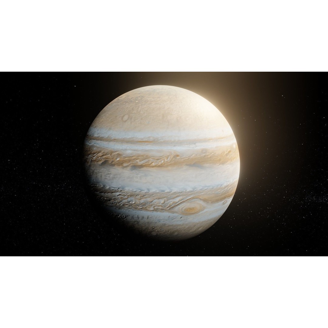Photorealistic Solar System 3D Model – Low Poly PBR Asset, FBX, OBJ - View 8
