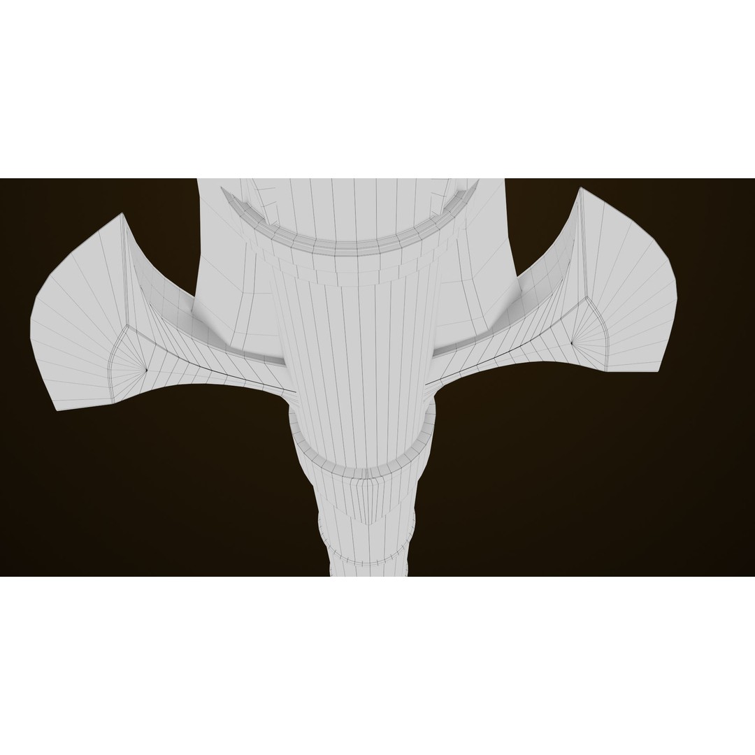 Golden Battle Axe 3D Model – Low Poly PBR Game Asset, FBX, Unity, UE - View 29