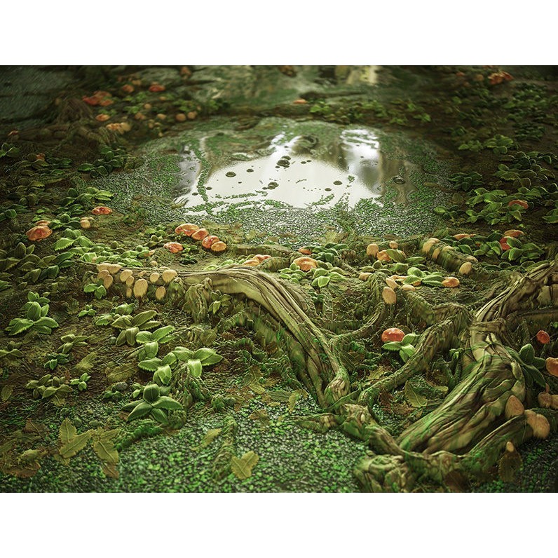 Swamp PBR 3D Model – Tileable Material Texture for Game Art - View 4