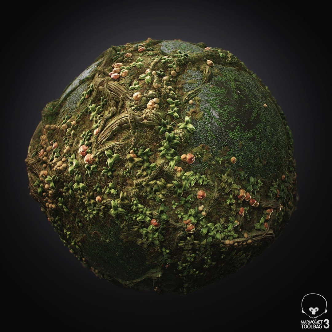 Swamp PBR 3D Model – Tileable Material Texture for Game Art - View 9