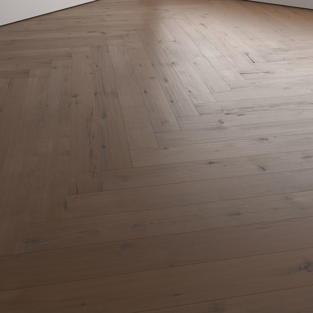 Wood Floor 3D Model – Parquet Textures, PBR, FBX, OBJ - View 7