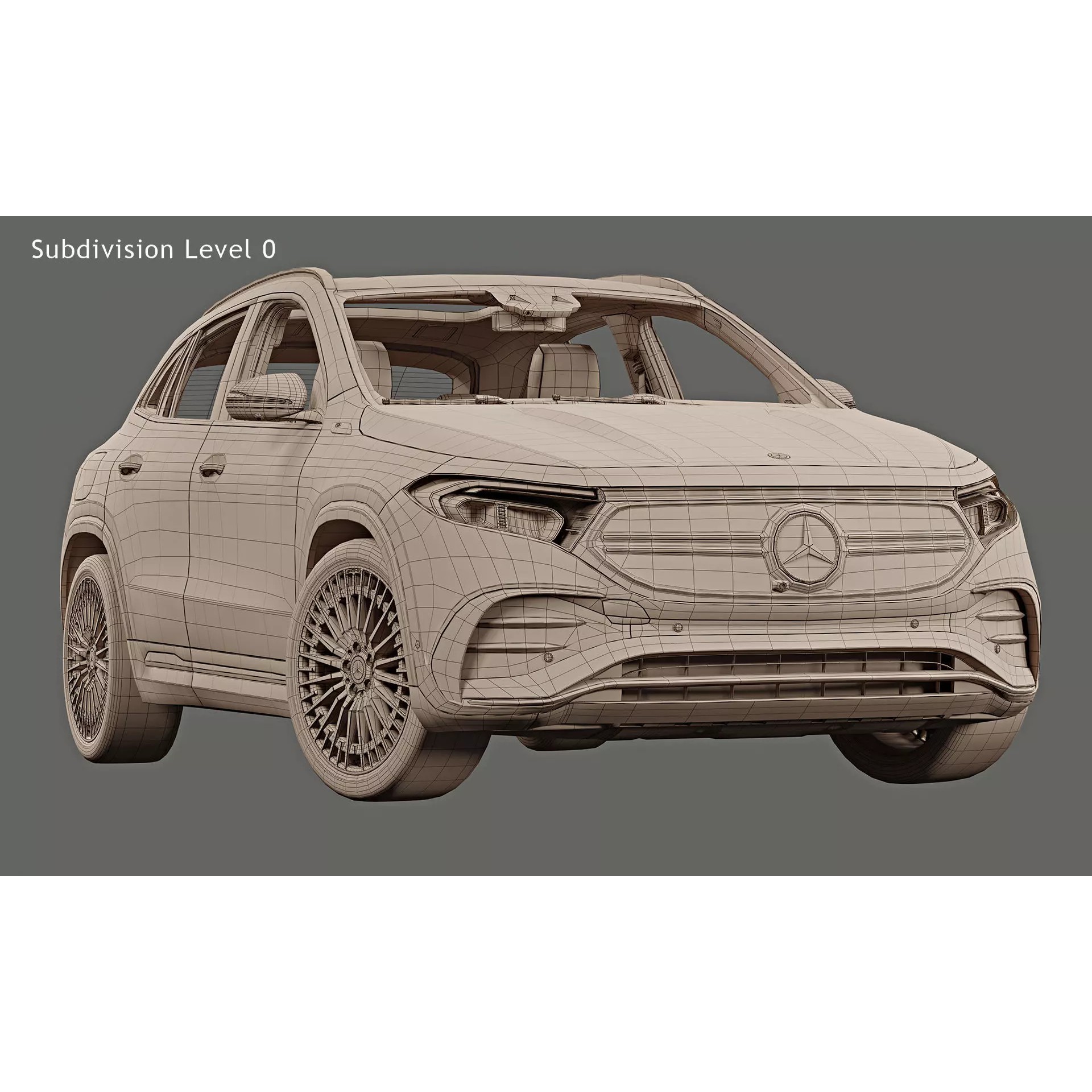 2022 Mercedes-Benz EQA - High-Quality 3D Model - View 17