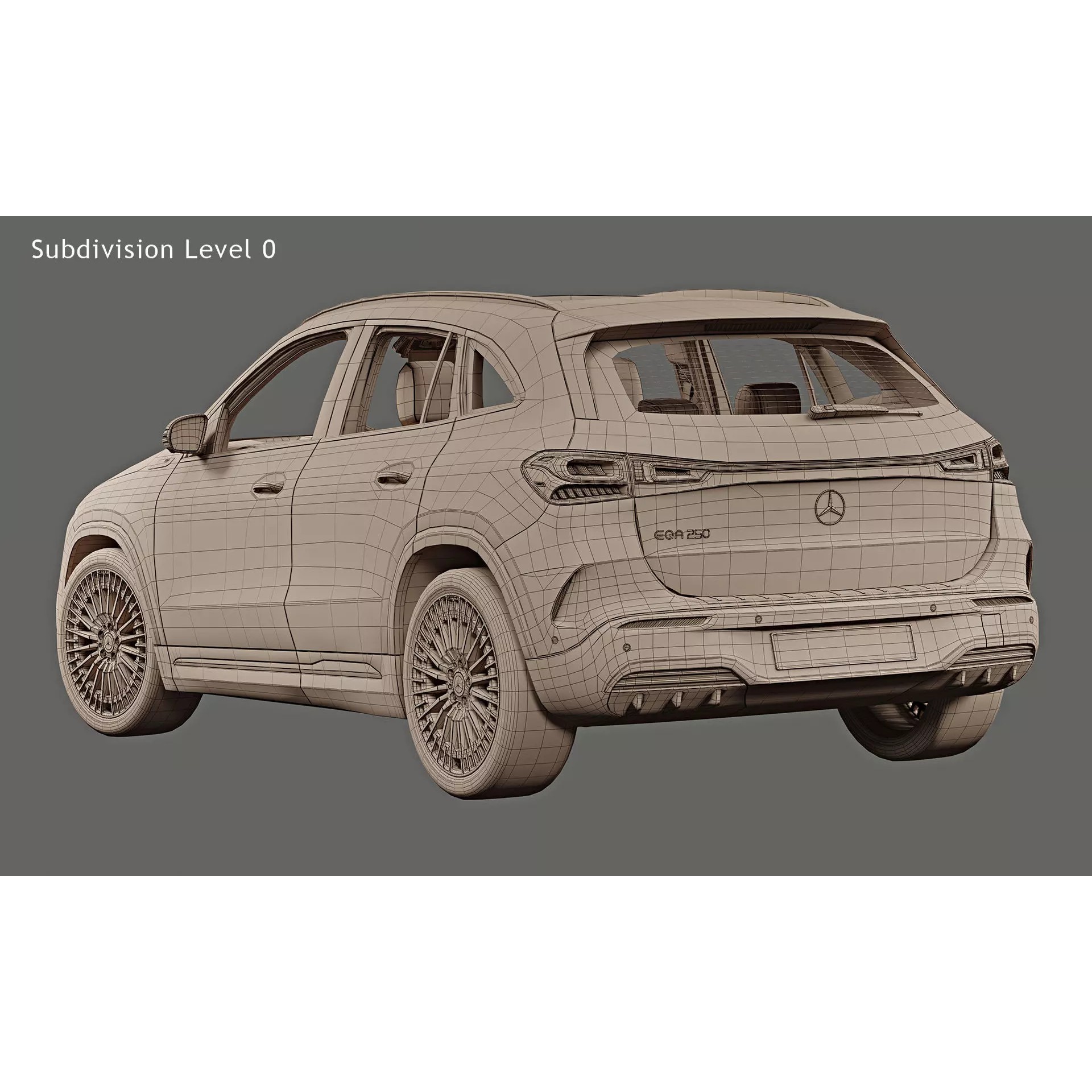 2022 Mercedes-Benz EQA - High-Quality 3D Model - View 18