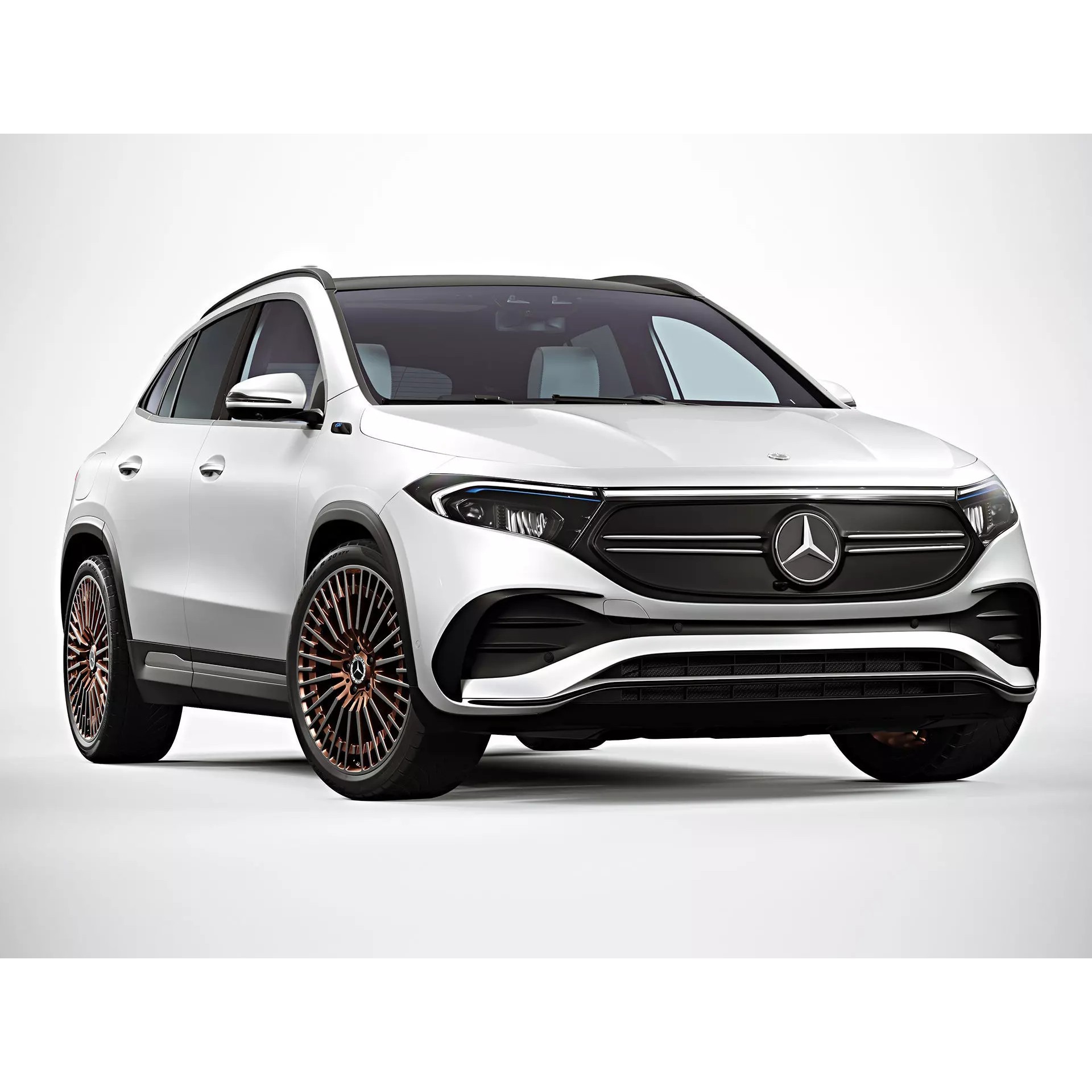 2022 Mercedes-Benz EQA - High-Quality 3D Model - View 2