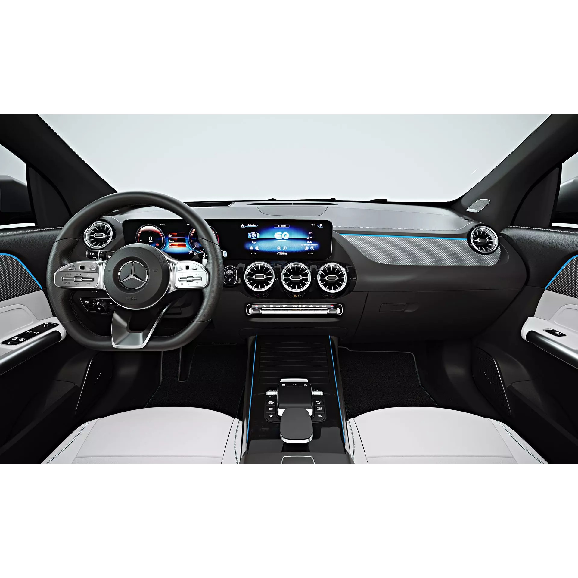 2022 Mercedes-Benz EQA - High-Quality 3D Model - View 4