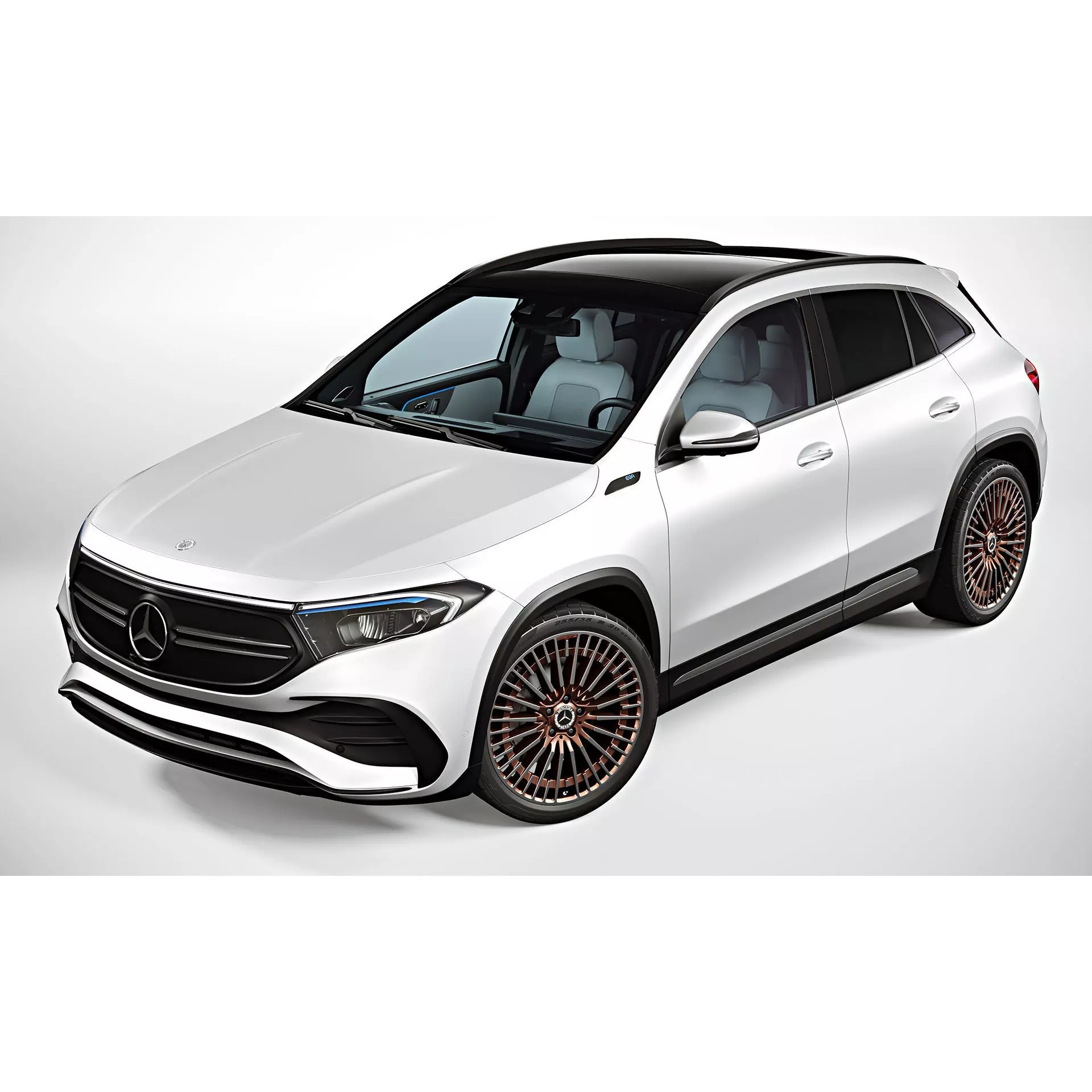 2022 Mercedes-Benz EQA - High-Quality 3D Model - View 7