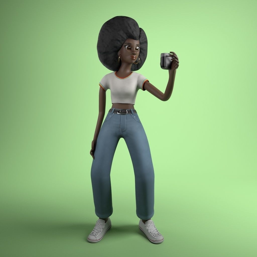 12 Characters 3D Model – Low Poly Rigged Game Asset, FBX - View 10