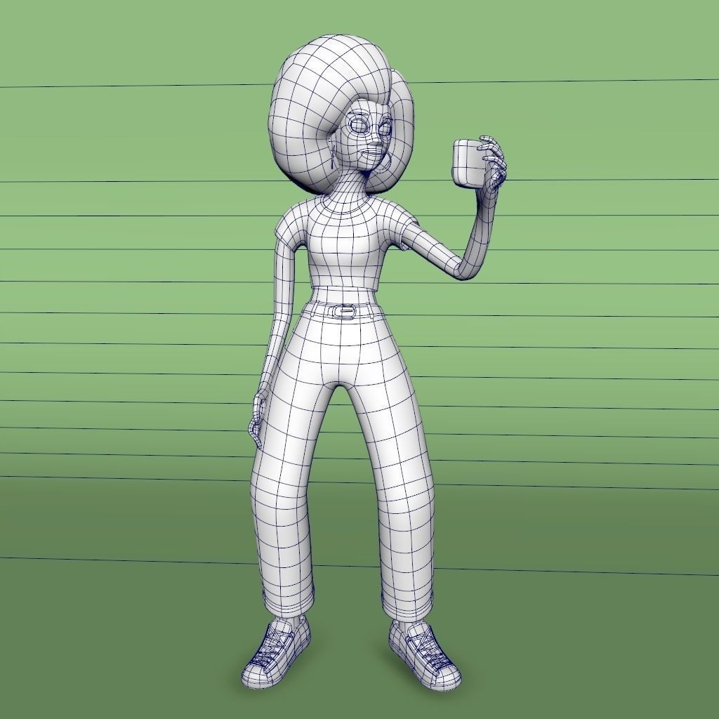 12 Characters 3D Model – Low Poly Rigged Game Asset, FBX - View 11