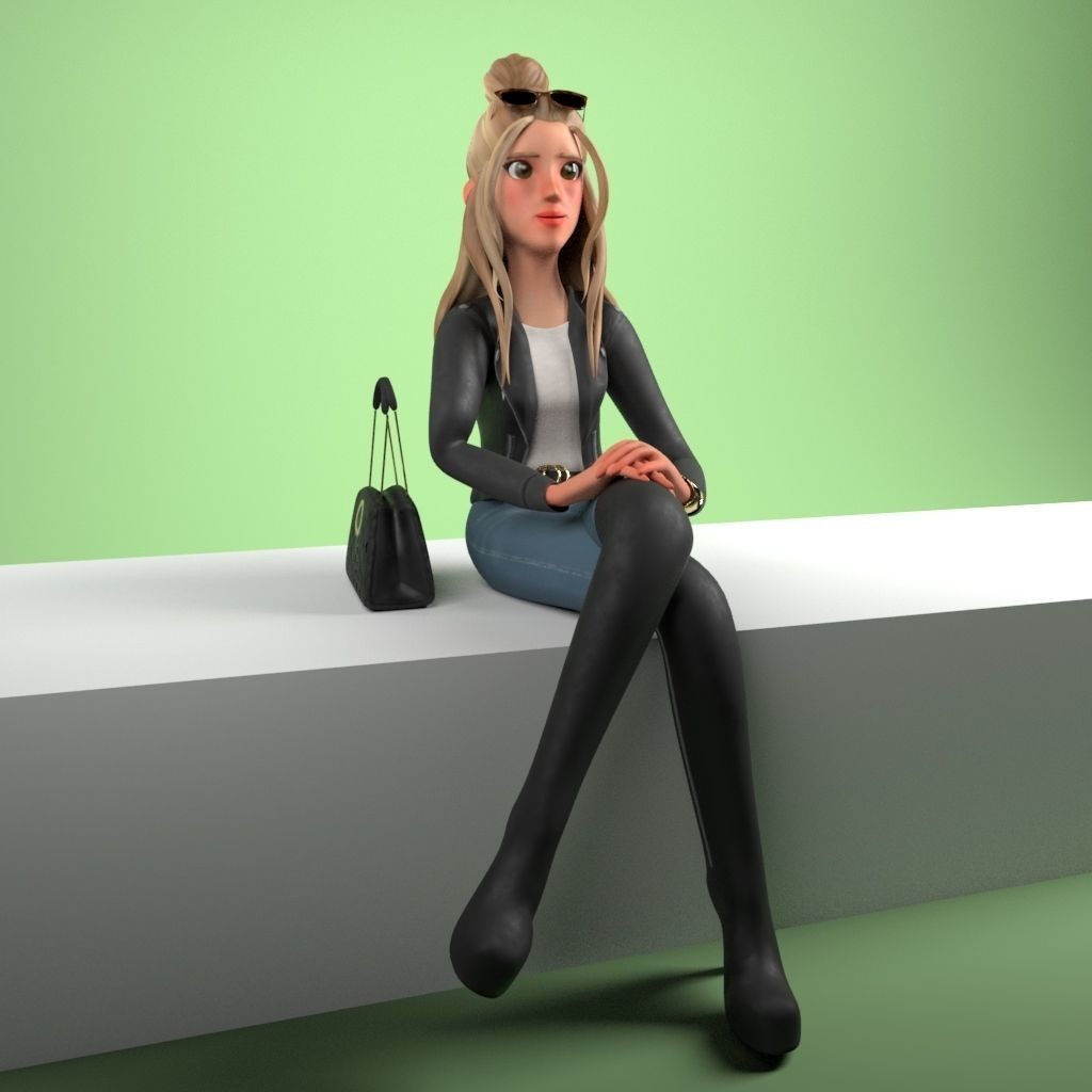 12 Characters 3D Model – Low Poly Rigged Game Asset, FBX - View 12
